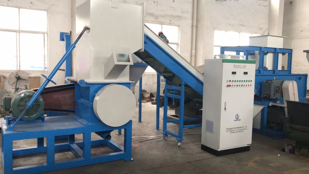 Plastic PVC HDPE Pipe Profile Crusher Machine Bottle/ Lump Hose Wood/ Film/ Big Bag Single Shaft Shredder Grinder/Grinding/Crushing/Recycling Machine